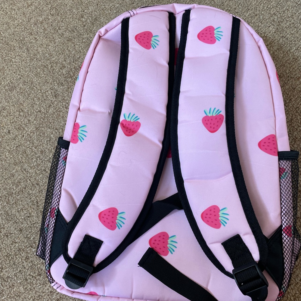 Brand New Strawberry Pattern Backpack - image 3